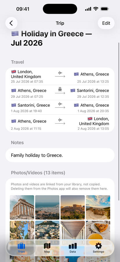 Trip Details Trip Details